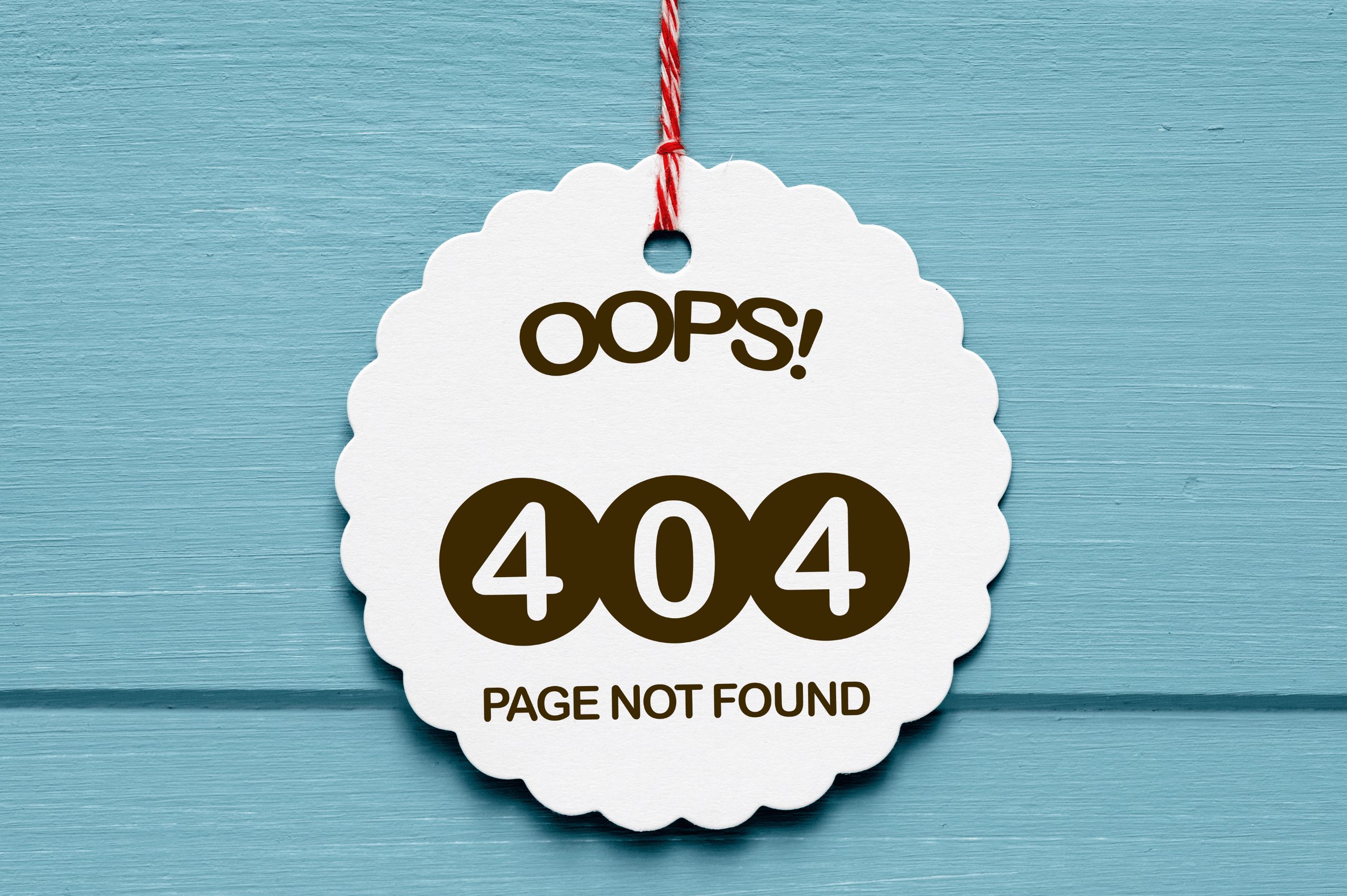 Oops 404 page not found on a tag